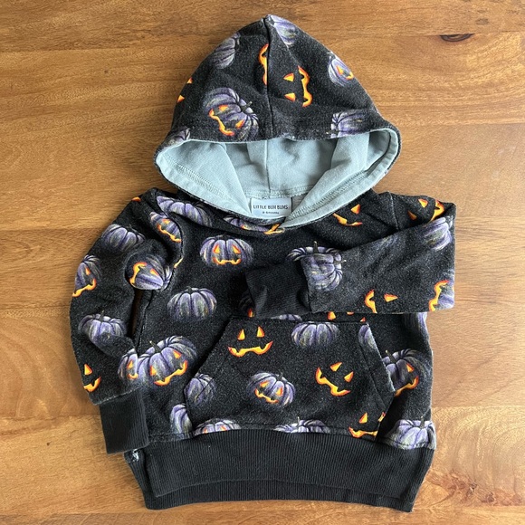 Halloween Creepin it Real Hoodie 0-6month Little Bum Bums - Picture 1 of 5